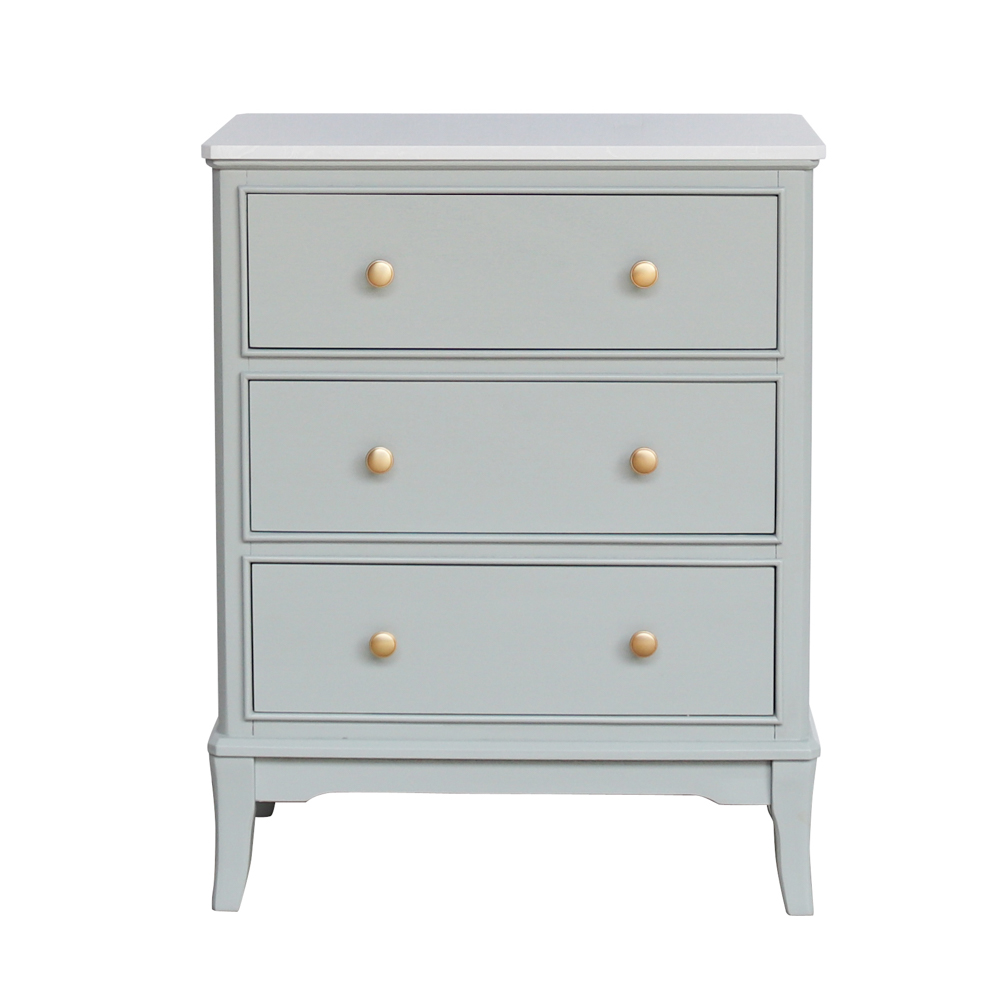 Monroe large 3 dr locker with marble top sage