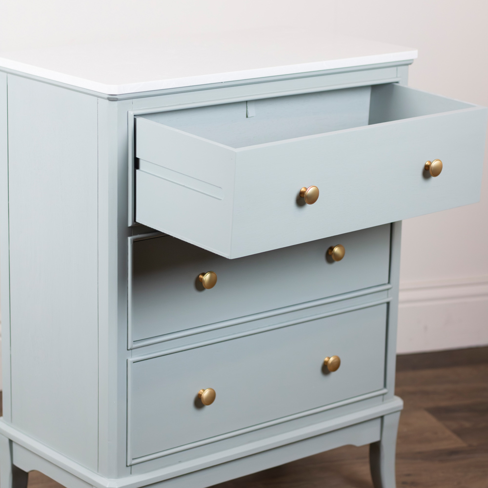 Monroe large 3 dr locker with marble top sage