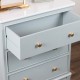 Monroe large 3 dr locker with marble top sage