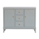 Monroe slim sideboard with marble top sage