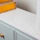 Monroe slim sideboard with marble top sage