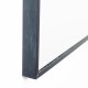 Modena arch wall mirror black 40x120cm