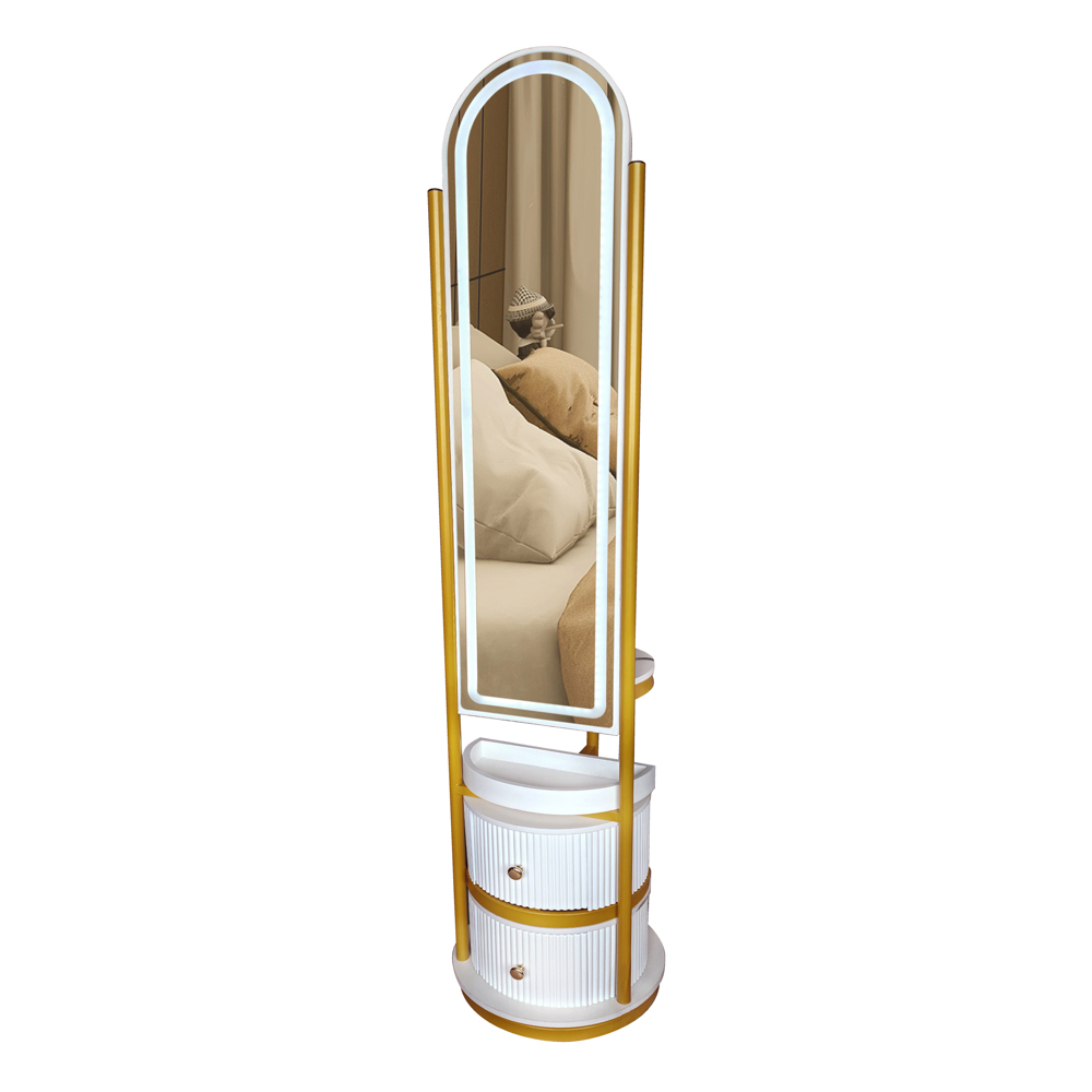 Nadia rotating led dressing mirror 