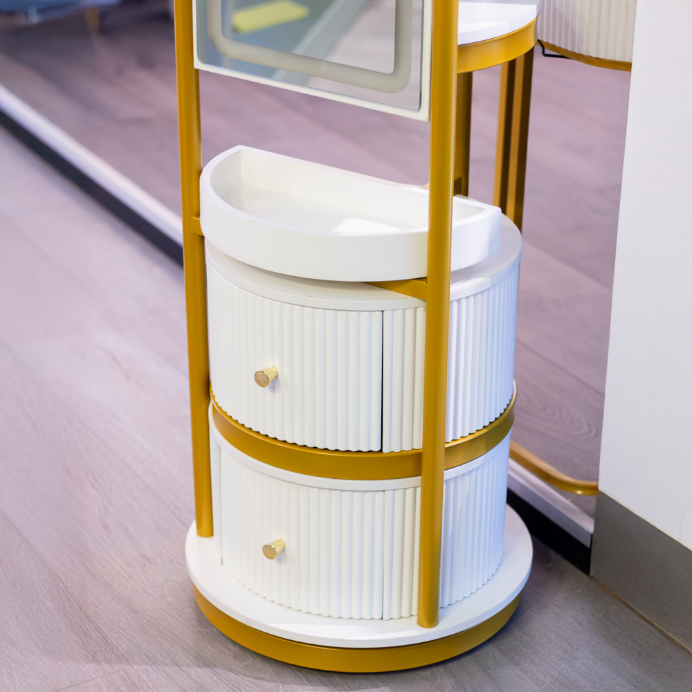 Nadia rotating led dressing mirror 