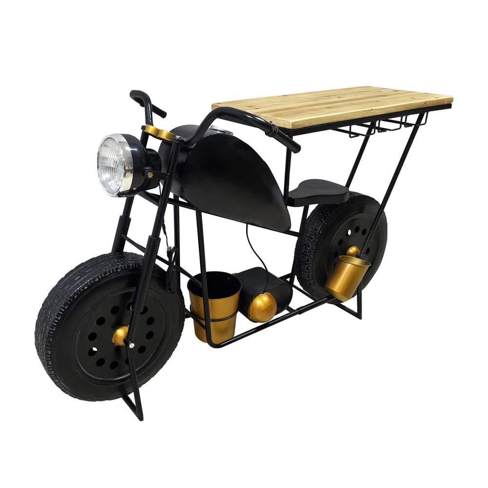 Harley motorbike bar black