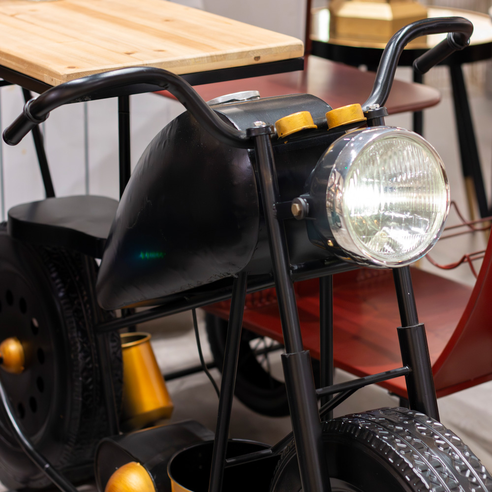 Harley motorbike bar black