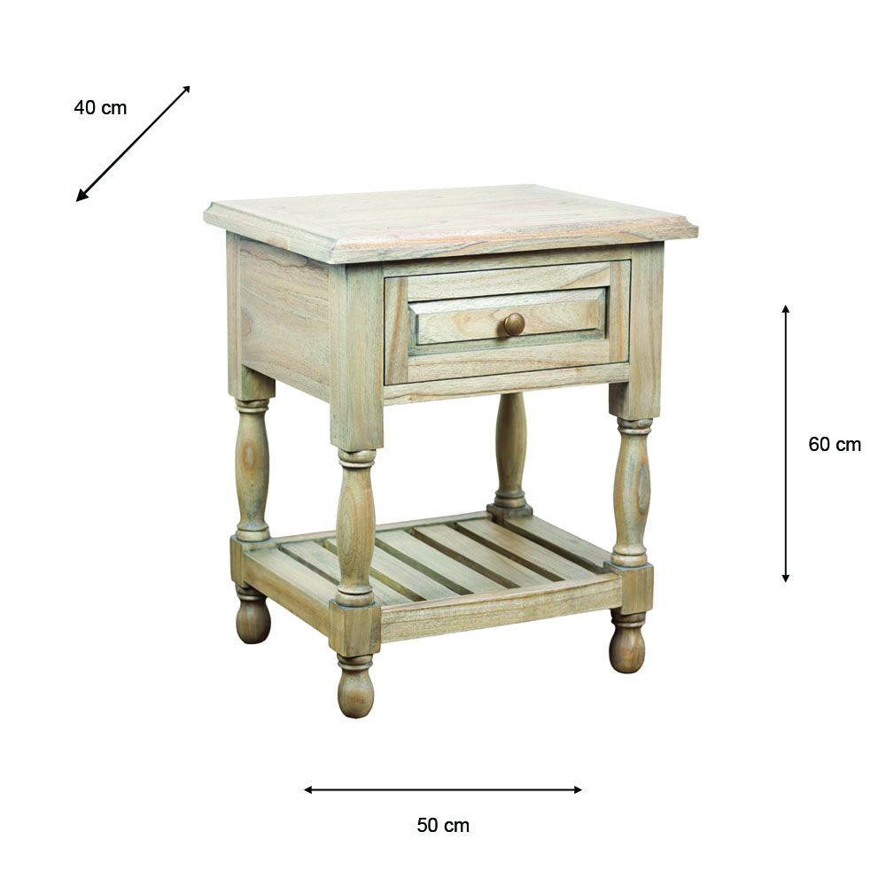 Marwood 1 drawer end table