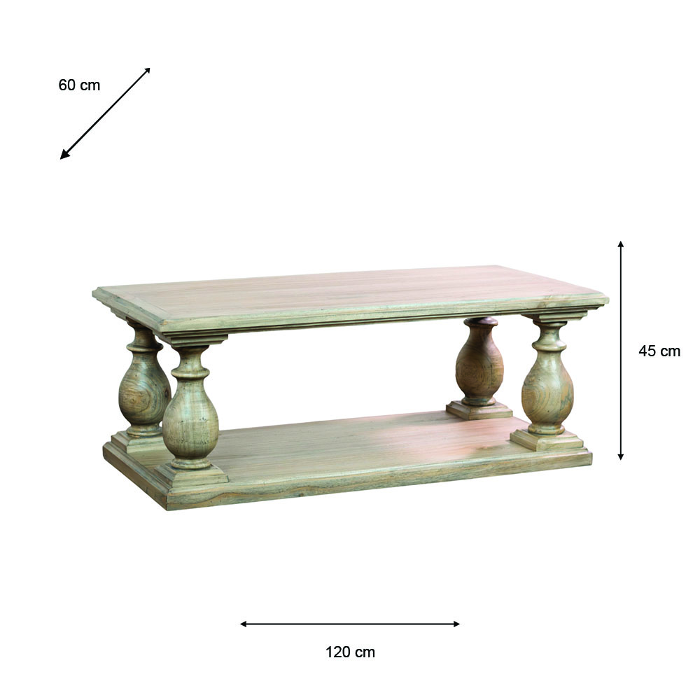 Marwood pillars coffee table  