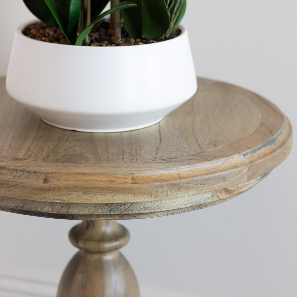 Marwood pillar side table round