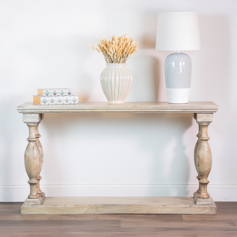Marwood pillars console table 150cm