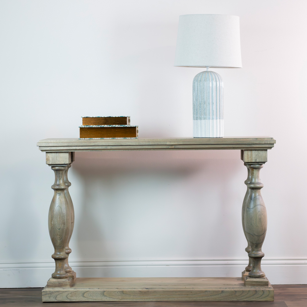 Marwood pillars console table 120cm