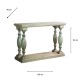 Marwood pillars console table 120cm