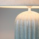 Presley ceramic table lamp ridged 64cm