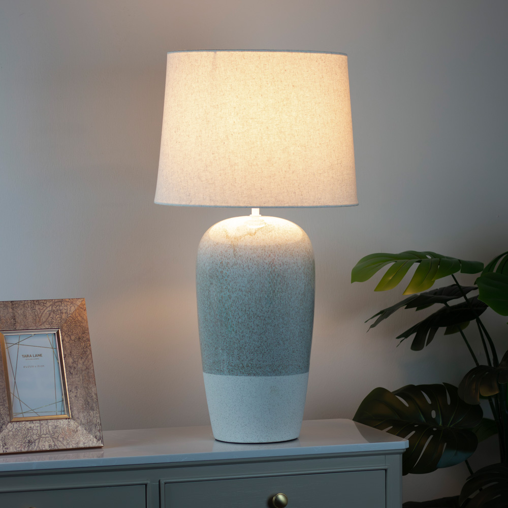 Presley ceramic table lamp smooth 65cm