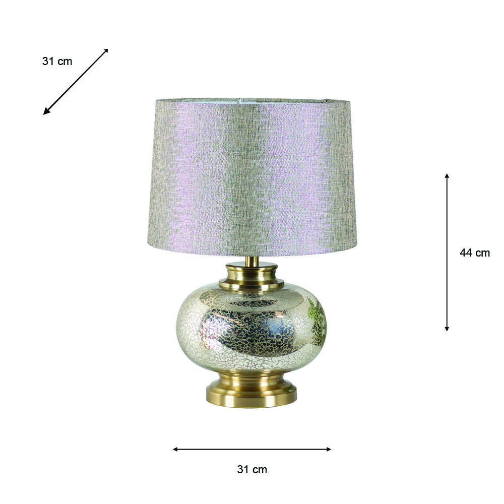 Amiri table lamp mercury 44cm