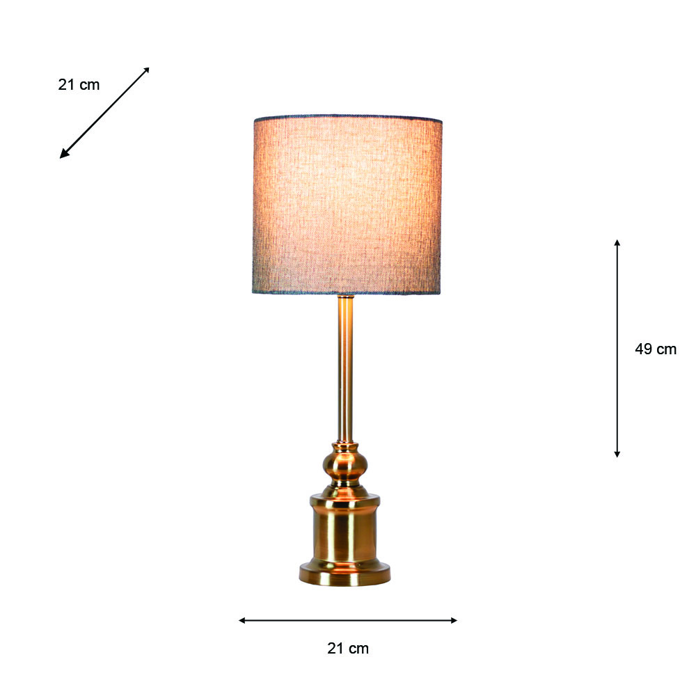 Maddie mini buffet lamp 49cm
