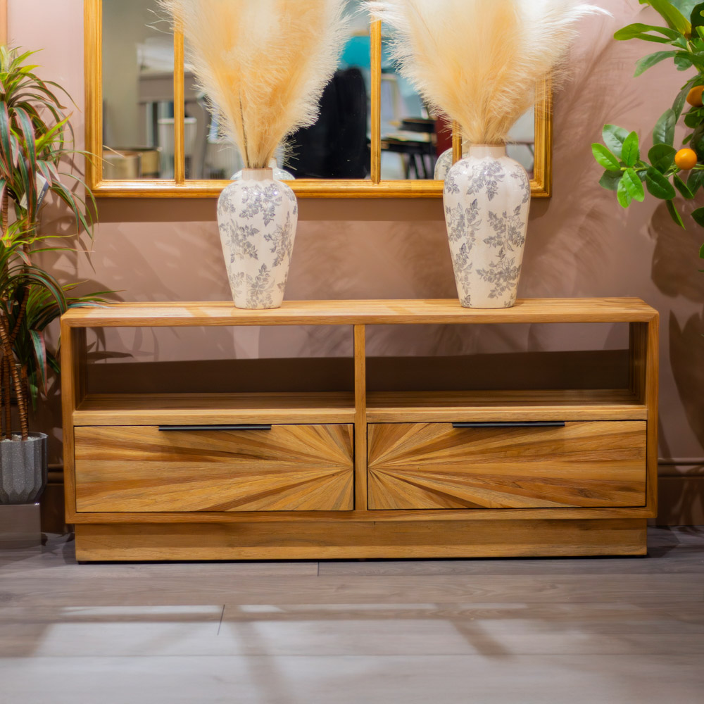 Ray tv unit ginger teak