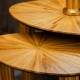 Ray s/2 side tables ginger teak 