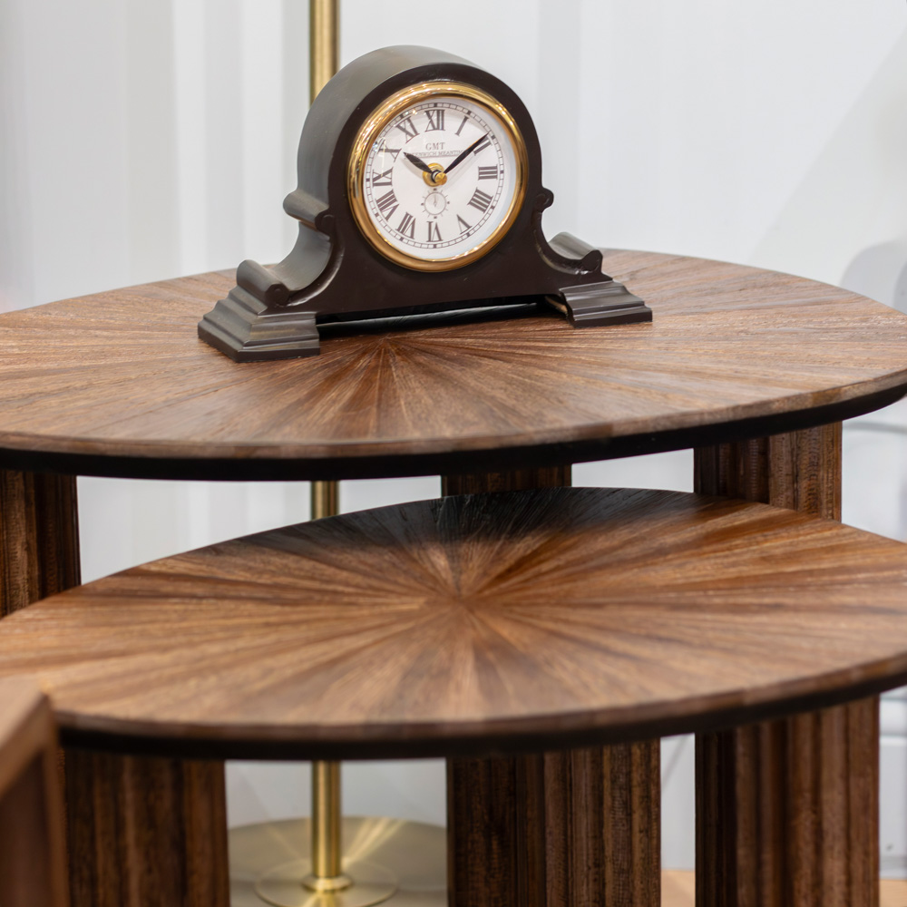 Ray s/2 side tables dark teak