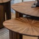Ray s/2 side tables dark teak