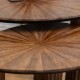 Ray s/2 side tables dark teak