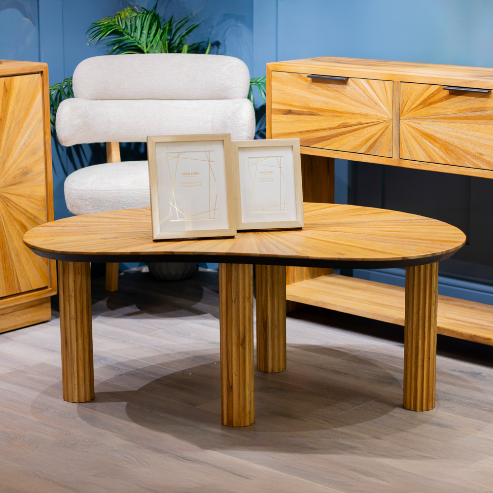 Ray coffee table ginger teak