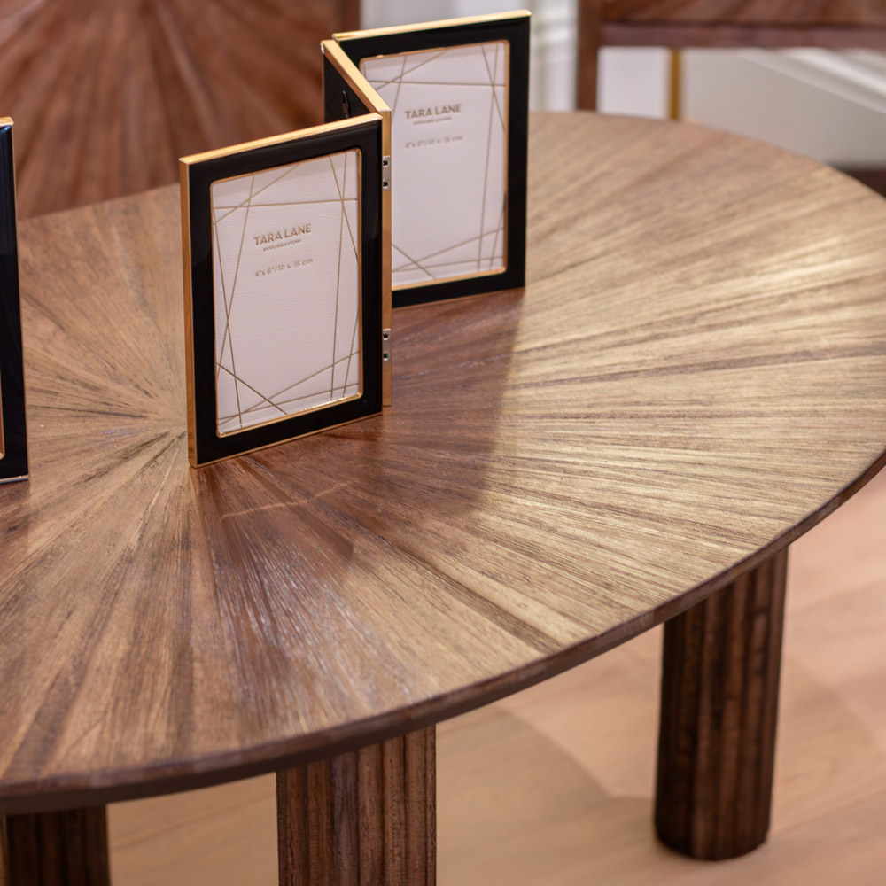 Ray coffee table dark teak