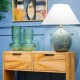 Ray 2 drawer console ginger teak