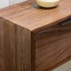Ray 2 drawer console dark teak