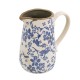 Blue floral pitcher 18cm