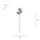 Realtouch peony stem coral 80cm