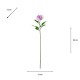 Realtouch peony stem cream/pink 80cm