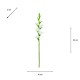Realtouch gladiolous stem white 83cm