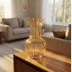 Amber glass vase 29cm