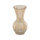Amber glass vase 24.5cm