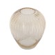 Amber glass vase 22cm