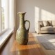 Green pitcher vase 31cm
