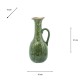 Green pitcher vase 31cm