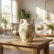 Lemon two handled vase 22cm