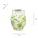 Lemon two handled vase 22cm