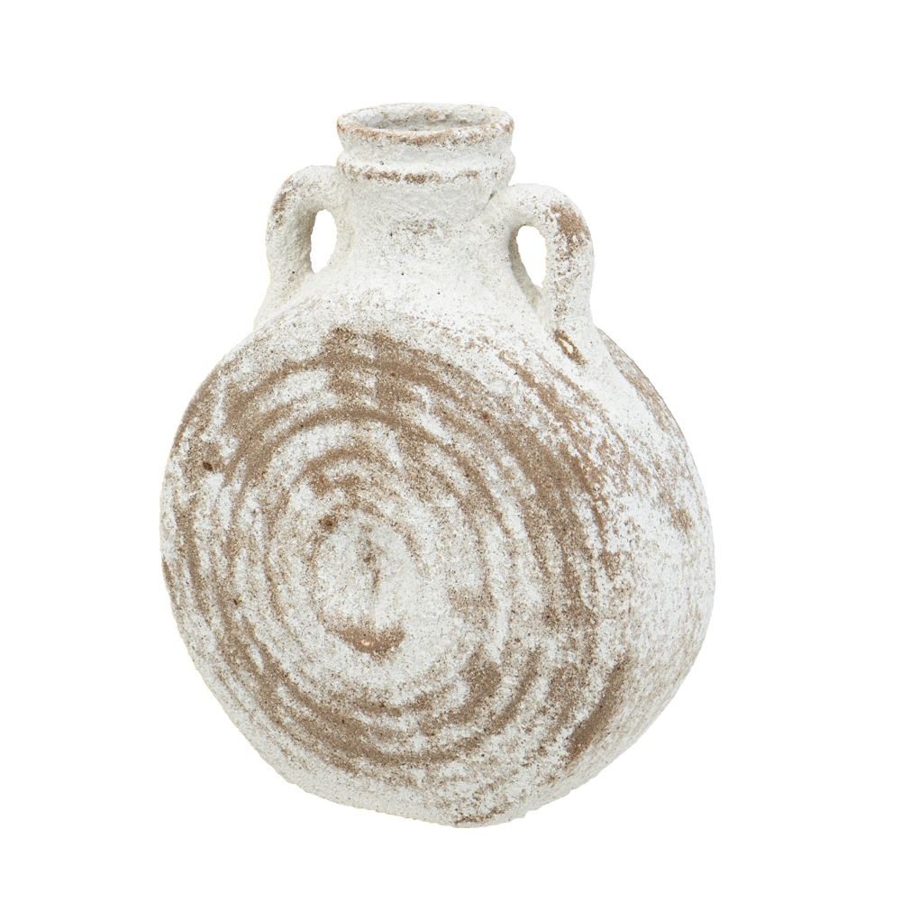Rustic sand vase 23cm