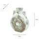 Rustic sand vase 20cm