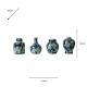 Blue and white s/4  jar/vase 