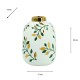 Flower vase green/gold 23cm