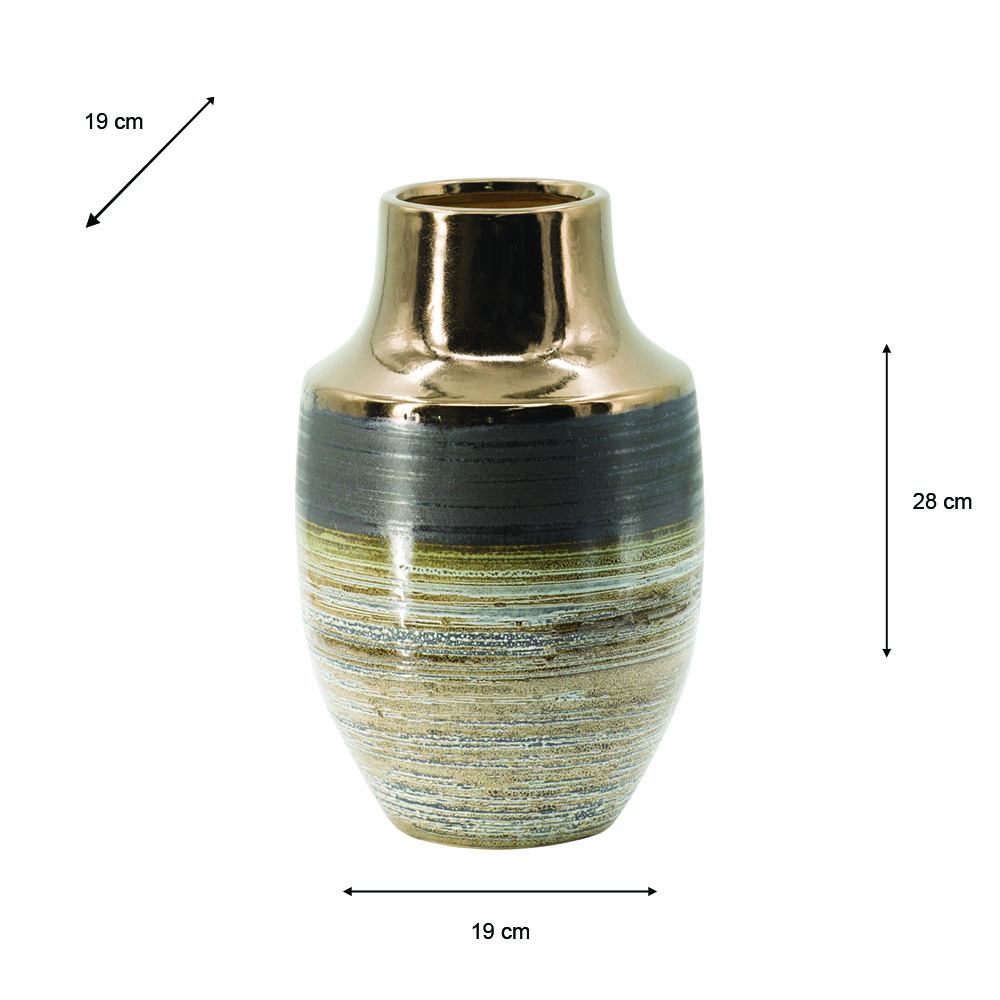 Copper galaxy vase 28cm