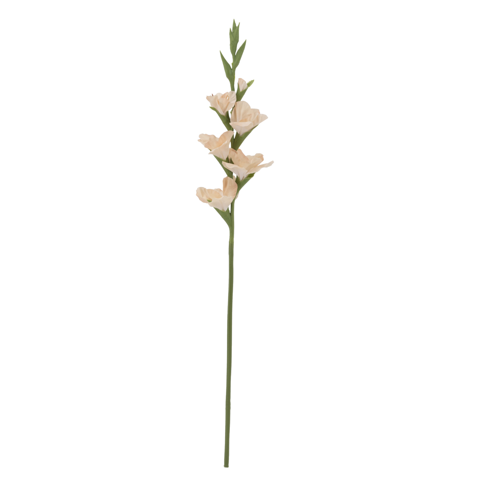 Realtouch gladiolous stem peach 86cm