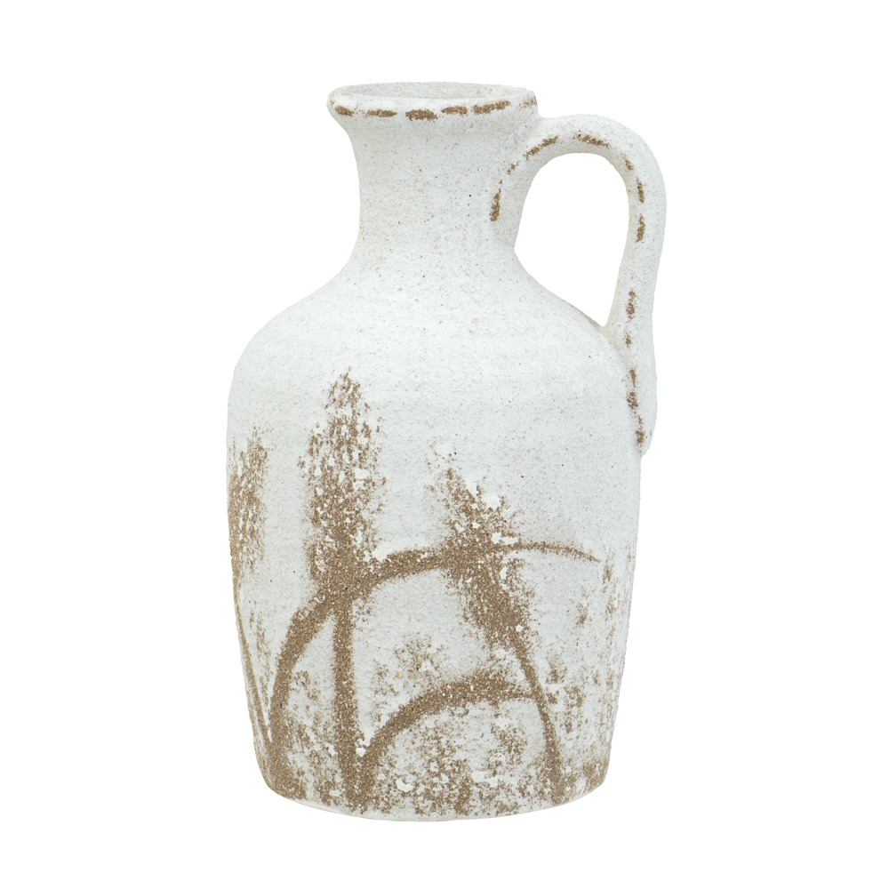 Rustic sand vase 26cm