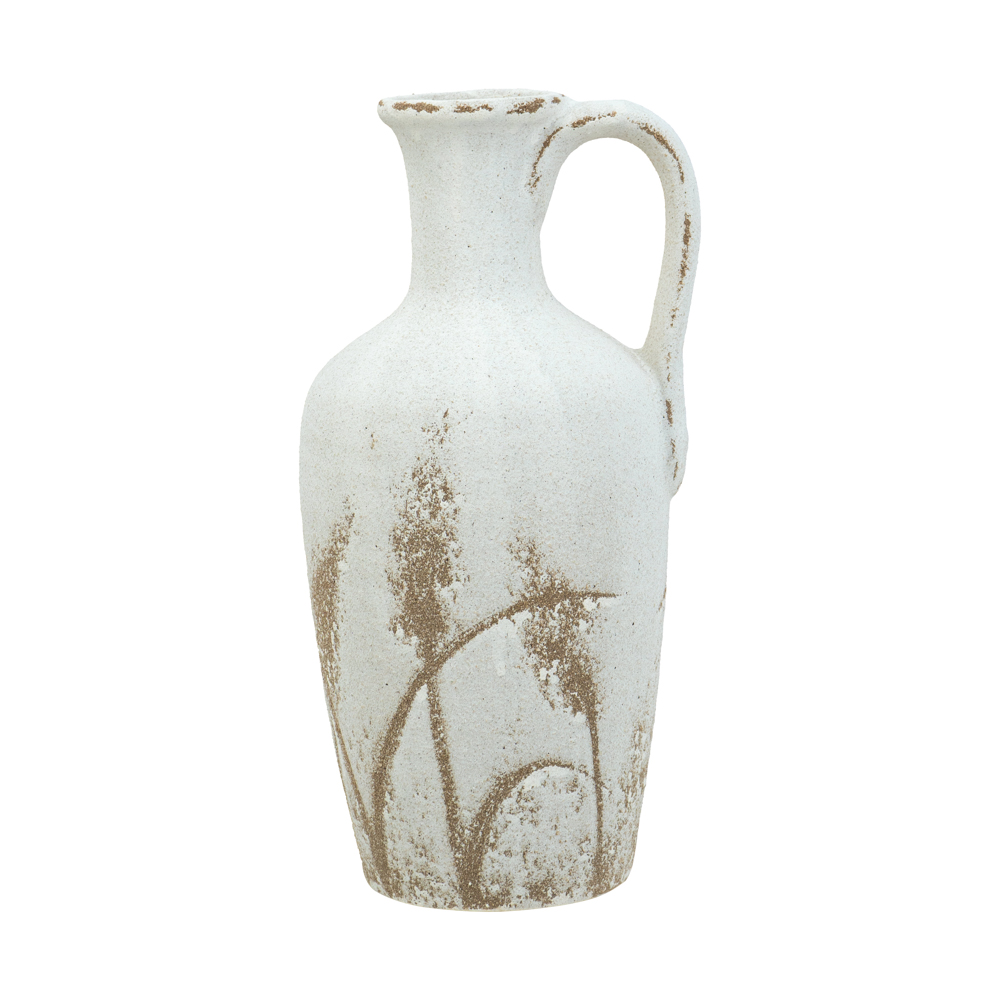 Rustic sand vase 34cm