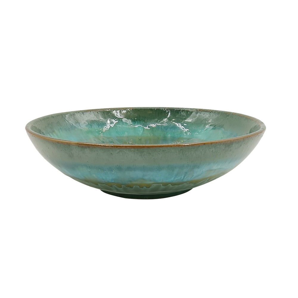 Reactive glaze bowl 30cm