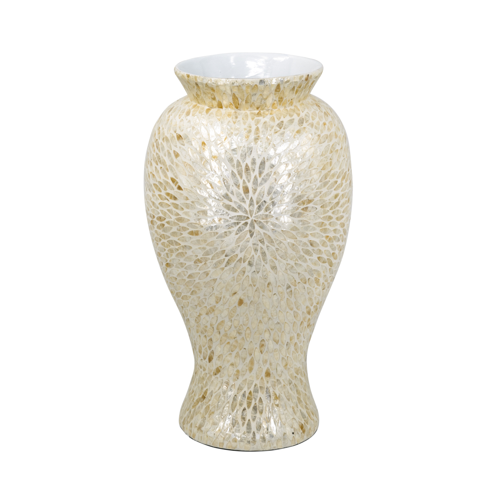 Capiz decorative vase 61cm